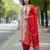 Off white color jaquard silk fabric designer ceremonial ethnic readymade suit