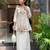 Cream color stylish trendy looking designer kurta set for stylish looks