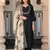 Black color stylish trendy looking designer kurta set for stylish looks