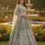 Green Net Semi Stitched Lehenga Choli with Embroidery & Dori Sequence Work