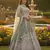 Green Net Semi Stitched Lehenga Choli with Embroidery & Dori Sequence Work