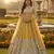 Yellow Net Semi Stitched Lehenga Choli with Embroidery & Dori Sequence Work