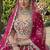 D Pink Net Semi Stitched Lehenga Choli with Embroidery & Dori Sequence Work