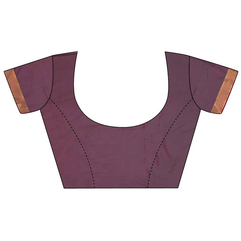 Rani pink soft silk nath meenakari zari work paithani saree