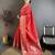 Red banarasi silk  delicate patterns kanjivaram sarees