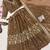 Brown Embroidered Silk Lehenga Choli Set