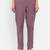 burgundy cotton trousers with side pocket high waist