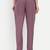 burgundy cotton trousers with side pocket high waist