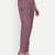 burgundy cotton trousers with side pocket high waist