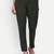 olive cotton trousers with side pocket cut