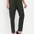 olive cotton trousers with side pocket cut