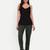 olive cotton trousers with side pocket cut