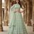 Sea Green Embroidered Lehenga