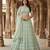 Sea Green Embroidered Lehenga