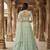 Sea Green Embroidered Lehenga
