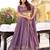 Lavender embroidered Lehenga