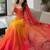 multicolour organza Corset Lehenga