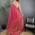 Rani pink pashmina silk meenakari weaving madhubani design kashmiri saree