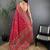 Rani pink pashmina silk meenakari weaving madhubani design kashmiri saree