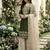 Green embroidered kurta sharara set with silk dupatta party wear