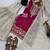 Pink embroidered kurta sharara set with silk dupatta party wear