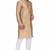 Designer men's golden color silk kurta pajama set