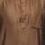 Designer men's chocolate brown silk kurta pajama set