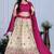 Pink Color Jari Lining With Print Lichi Fabric WIth Jacquard Border Lehanaga Choli Set