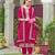 Pink georgette semi stitched wedding suits