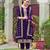 Purple georgette semi stitched wedding suits