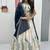 Women's Chinon Silk Embroiderd Semi-Stitched Lehenga Choli With Dupatta
