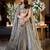 Grey Faux Georgette Lehenga Choli with 3MM & 7MM Sequins Embroidery