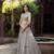 Grey Faux Georgette Lehenga Choli with 3MM & 7MM Sequins Embroidery