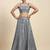 Grey Faux Georgette Lehenga Choli with 3MM & 7MM Sequins Embroidery