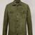Men's green olive suede leather leather jacket  slim fit motor style