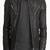 Classic leather black zip pockets lambskin jacket slim fit moto style