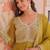 Women georgette rich & sequins embroidered work gown & kurta set for women