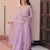 Women georgette rich & sequins embroidered work gown & kurta set for women