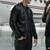 Stylish black color  bomber leather jacket  lambskin classic moto jacket