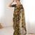Women printed chiffon georgette partywear saree