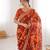 Women printed chiffon georgette partywear saree