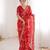 Women printed chiffon georgette partywear saree