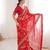 Women printed chiffon georgette partywear saree