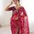 Women printed chiffon georgette partywear saree