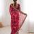 Women printed chiffon georgette partywear saree