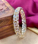 Gold ad designer bangles