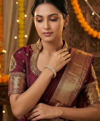 Gold ad designer bangles 2