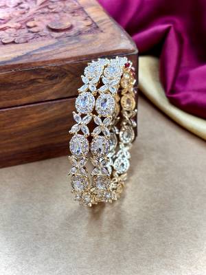 Gold ad ethnic bangles 3