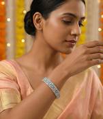 Mint pink ad stone bangles