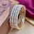 4pc gold ad stone bangles
